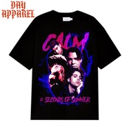 HITAM Calm 5 SECOND OF SUMMER T-Shirt/VINTAGE Music Tshirt/Black T-Shirt For Men Women
