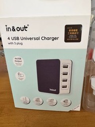 In & Out 4 USB 萬用充電器