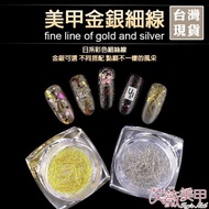 Ivy Naier * Manicure Accessories Gold Silver Thread Painted B918 B919