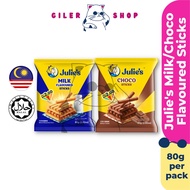Julie's Milk Sticks Choco Stick 80g per pack Milk Flavoured Choco Flavoured