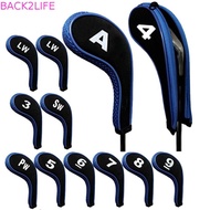 BACK2LIFE Golf Iron Headcover Wedge cover Durable Sports Golf Iron Covers Set Training Equipment Gol