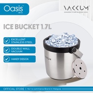 Vakkum Stainless Steel Ice Bucket Small Ice Bucket Ice Cooler Bucket Bekas Simpan Ais Mudah Bawa