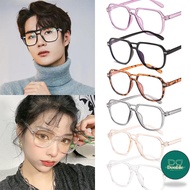 DS Men/Women Glasses Spectacles Korean  Square Frame Glasses Spec Transparent Eyeglasses Frame