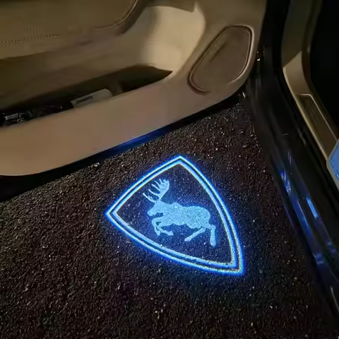 Car Led Door Welcome Light Projector Ghost Shadow Lamps For Volvo Polestar 1 2 V60 S90 S60 XC40 XC60