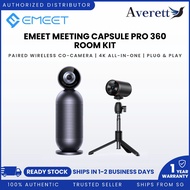 EMEET Meeting Capsule Pro Room Kit W/ Wireless Co-Camera 360 All-in-One AI 4K Video Conference Devic