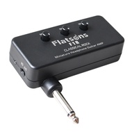 Alat latihan gitar Flanger F1R, penguat preamp gitar dengan output fon kepala, mensimulasikan overdr