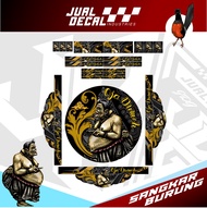 Stiker Decal Sangkar Murai SEMAR Wayang Ojo Dumeh Tebok Setiker Kandang Murai 1 2 3