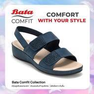 Bata บาจา Comfit รองเท้าเพื่อสุขภาพแบบสวมรัดส้น พร้อมเทคโนโลยีคุชชั่น รองรับน้ำหนักเท้า สำหรับผู้หญิง รุ่น ADRINA V.3 สีชมพู 6015129 สีน้ำเงินเข้ม 6019129