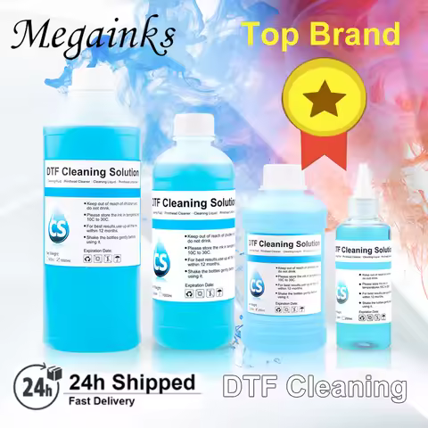 Powerful DTF Cleaning Solution Liquid for Epson DX5 DX7 L1800 L805 L800 1390 I3200 DTF ink cleaning 