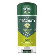 REVLON Mitchum Anti-Perspirant &amp; Deodorant Clear Gel, Mountain Air - 3.4 Oz (6 Packs)