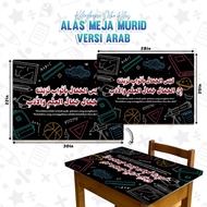 🌸READY STOCK🌸 ALAS MEJA MURID - VERSI ARAB (AM 66-81) TEBAL 380GSM KALIS AIR / KELAS ABAD KE-21 / KE