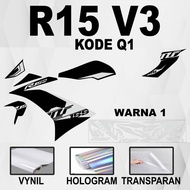 Cod Sticker R 15 V3 / Striping R 15 V3 Sticker Sticker Sticker Striping Decal Transparent R 15 V3 / 