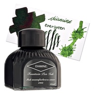 British Diamine Fountain Pen Ink Bottle, Diamine Evergreen Ink Bottle 80ml