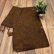 SYN Hand-Written Batik Shawl set | Hand-drawn Batik Kamen | WRITTEN Batik