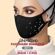 Jovian Facemask Plain & Diamond [2KT, 3KT]