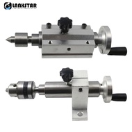 Multifunction Drilling Tailstock Live Center Silver Metal With Claw For Mini Lathe Machine Revolving Centre  Accessories