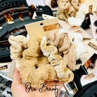 Kitsch Assorted Textured Scrunchies - Sand