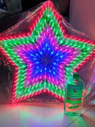 Christmas Light LED Light Acrylic metal Lantern and Parol Star with Music