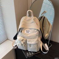 Casual canvas backpack student student student outdoor student travel backpack