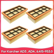 Compatible For ( Karcher 3 AD 4 Premium, Advertising 3000, 3200 AD, 6.415-953.0 ) Vacuum Filter Acce