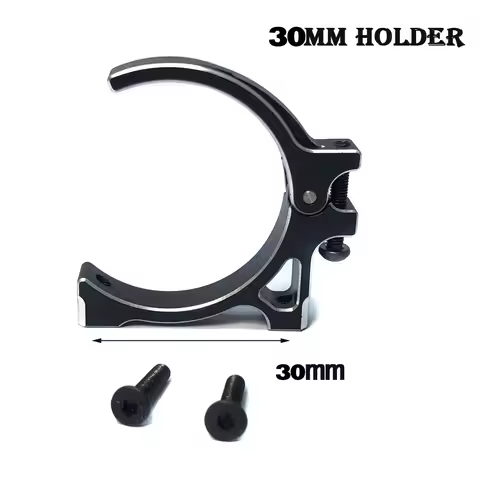 RC Motor Cooling Fan 30x30mm Aluminum holder for 1/10 RC Car 540 550 Brushed Motor 3650 3660 3670 36