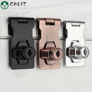 CHLIZ Keyed Hasp Lock Buckle Zinc Alloy Cupboard Burglarproof Cabinet