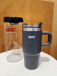 UCC咖啡豆真空存儲瓶 500g ×1 限量保溫咖啡杯 ×1