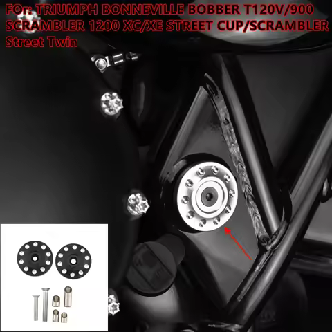 Frame Cap Motorcycle Cover For Triumph BONNEVILLE BOBBER T120V 900 SCRAMBLER 1200 XC XE STREET CUP S