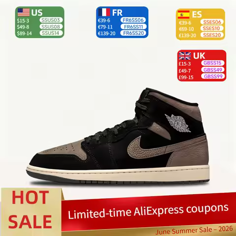 Nike Air Jordan 1 Retro Classic Comfortable Durable Lightweight Athletic Wear Basketball Shoes Men's