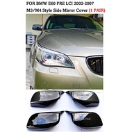 [READY STOCK] BMW E60 pre lci 2002-2007 Rearview Mirror Shells Side Wing Mirror Cover Cap