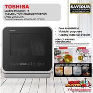 TOSHIBA DWS-22ASG(K) 5L PORTABLE DISHWASHER - WHITE - 2 TICKS