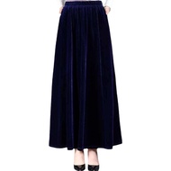 Skirt Office Kerja Muslimah Women Long Skirt Plus Size Skirt (S-6XL) women office skirt labuh formal