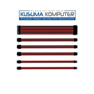 Cooler Master Sleeved PSU Extension Cable Kit Red & Black