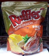 美兒小舖COSTCO好市多代購～RUFFLES 樂事波樂 香烤雞汁味洋芋片(580g/包)