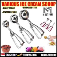 Ice Cream Scoop | Stainless Steel Ice Cream Scoop | Ice Cream Cookies Scooper