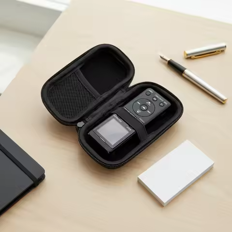 EVA Zipper Carrying Hard Case Cover Protective Case for Sony ICD-PX470 PX370 TX650 UX570