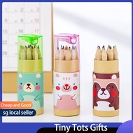 12 Color Pencils Goodie Bag for Creative Learning and Fun Children Day Gift