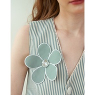 [พรีออเดอร์7วัน]ROSE MALLOW TAILOR SUIT VEST GREEN STRIPED