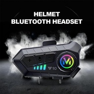 HNJ Motorcycle Helmet Headset Y10 Y11 Intercom Wireless Bluetooth Earphone Update 5.3 Free Noise IPX