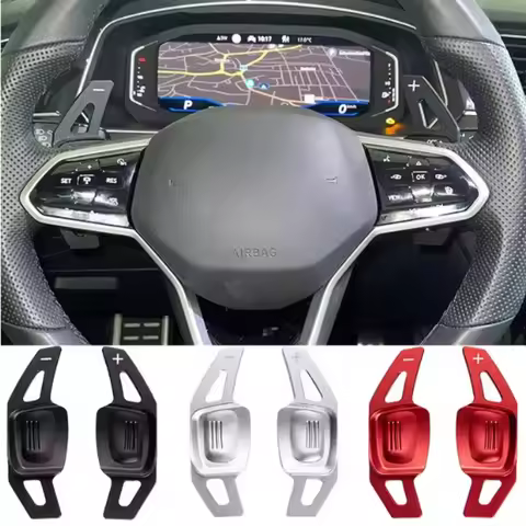 For VW TSI Golf8 MK8 TSI POLO MK6 Touareg TSI Car Accessories Car Steering Wheel Paddle Extend DSG D