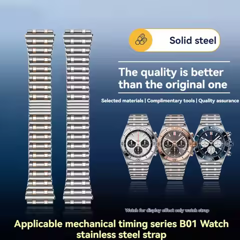 for Breitling Replacement Watch Strap | High-Quality Stainless Steel Bracelet | Chronomat B01 42mm/B