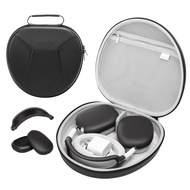Smart Hard Case Compatible with AirPods Max Supports Sleep Mode, Organizer Portable Travel Cover Sto