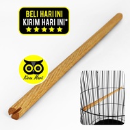 Tangkringan Lovebird Ulir Kayu Jati 30 Cm Tangkringan Sangkar Kandang Burung Lovebird Love Bird Teng