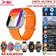 HK11 Ultra 3 Smart Watch Amoled Screen AI translation Local Album Music Play Schedule Reminder Sport