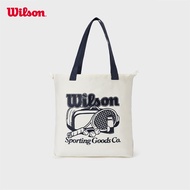 กระเป๋าเป้สะพายหลังแบบสะพายไหล่ข้างเดียว Wilson Classic Embroidery Logo ความจุขนาดใหญ่ กระเป๋าใส่รอง
