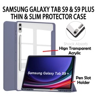 Samsung Galaxy Tab S9 & S9 Plus Casing Samsung Tab S9 Plus Acrylic Anti shocking Cover Tab S9 Plus T