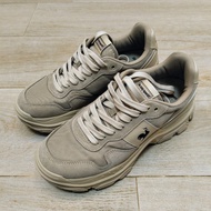 Le Coq Sportif 公雞牌 男子 奶茶色 淺啡色 厚底增高 TURBO MAXXI 老爹鞋 休閒鞋 運動鞋 US 9.5 EU 42.5 CM 27.5
