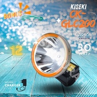 Senter Kepala Selam KISEKI CK-GLC200 50W 4800mAh / SENTER KEPALA MENYELAM CK-GLC200 HEADLAMP DIVING