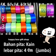 LARGE CLOTH RIBBON PER roll (4CM WIDTH) satin ribbon large roll ribbon roll ribbon