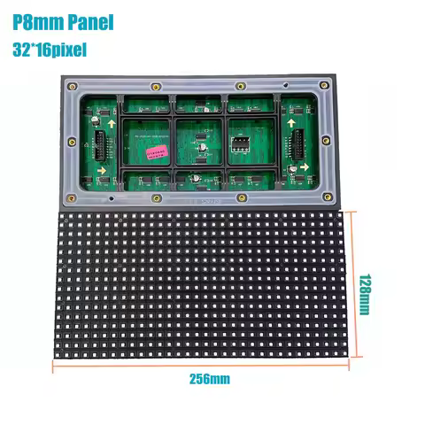 32x16 Matrix LED Sign RGB P8 Led Module Video Wall P2.5 P3 P4 P5 P6 P8 P10 Outdoor Screen Full Color